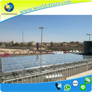 Event <strong>Stage</strong> Factory Portable Transparent Tempered Glass Acrylic Truss <strong>Stage</strong> Wedding <strong>Stage</strong> <strong>Decoration</strong> For Sale - Product Image 5