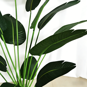 Meilleure Vente Faux <span class=keywords><strong>Bananier</strong></span> du Voyageur Artificiel <span class=keywords><strong>en</strong></span> <span class=keywords><strong>Pot</strong></span> pour Décoration Intérieure Extérieure - Product Image 4