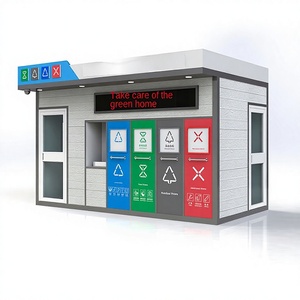 户外成品智能垃圾分类室收集站移动环卫亭镀锌板型号L中国 - Product Image 3