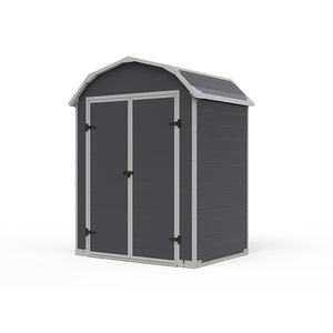 Cobertizo de Almacenamiento de Plástico con Techo de Gambril, Venta de Fábrica, Varios Modelos de Resina para Jardín Exterior, Plegable, para Granjas Avícolas, Cobertizos Pequeños - Product Image 3