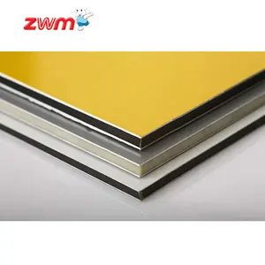 Aluminum Building Material PE ACP Sheet For Wall Cladding Decoration