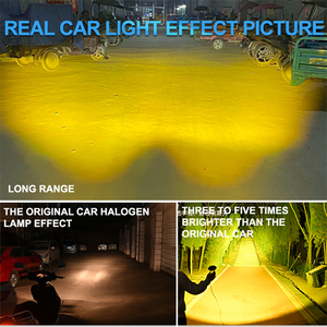 Système d'éclairage de <span class=keywords><strong>moto</strong></span> 4 pouces led antibrouillard jaune 3500k 12v 24v projecteur antibrouillard lampe de conduite led lumières pour <span class=keywords><strong>moto</strong></span> - Product Image 2