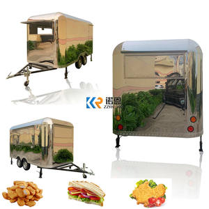 Remolque de Comida de 4m con Certificación CE, Camión de Comida de Acero Inoxidable, Carrito de Café, Camioneta de Venta de Comida Móvil - Product Image 2