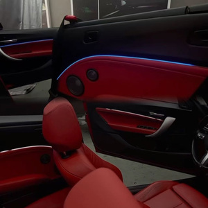 Kit d'éclairage ambiant intérieur de voiture LED 64 couleurs SJC Upgrade pour <span class=keywords><strong>BMW</strong></span> Série 2 F22 2014-2020, cache-haut-parleur, symphonie décorative - Product Image 3