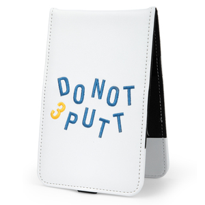 Porta Scorecard da Golf in Pelle PU, Copertina per Libretto di Messure con Ricamo Personalizzato, Elastico e Logo OEM - Product Image 1