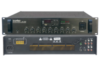 Amplificateur de sonorisation public Sonbs SA-120U en métal avec mixeur, tuner MP3, lecteur USB et amplificateur de puissance haute performance pour haut-parleurs