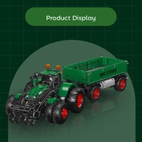 MOULD KING 17095 Kits de construction techniques Tracteur multifonction motorisé Jouets pour enfants Camion Briques