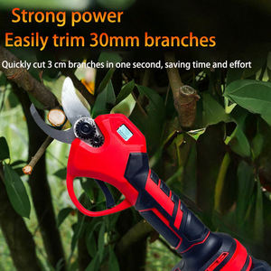 Sécateur électrique sans fil, lame en acier inoxydable, poignée antidérapante en caoutchouc, outil de jardinage DIY alimenté par batterie, garantie 1 an - Product Image 2