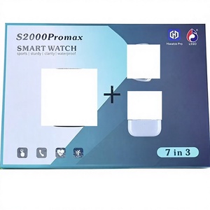สมาร์ทวอทช์ S2000 <span class=keywords><strong>Pro</strong></span> <span class=keywords><strong>Max</strong></span> Series 10 พร้อมผู้ช่วยเสียง AI ระบบปฏิบัติการ Android OS กันน้ำระดับ IP67 ชาร์จไร้สาย ตัวเรือนโลหะผสม หูฟัง 7-in-3 - Product Image 3