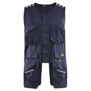 BLAKLADER - 303915128900M Inherent Vest Azul marino-EAN 7330509926499 WORK JACKETS SUMMER SOFTSHELL JACKETS - Product Image 1