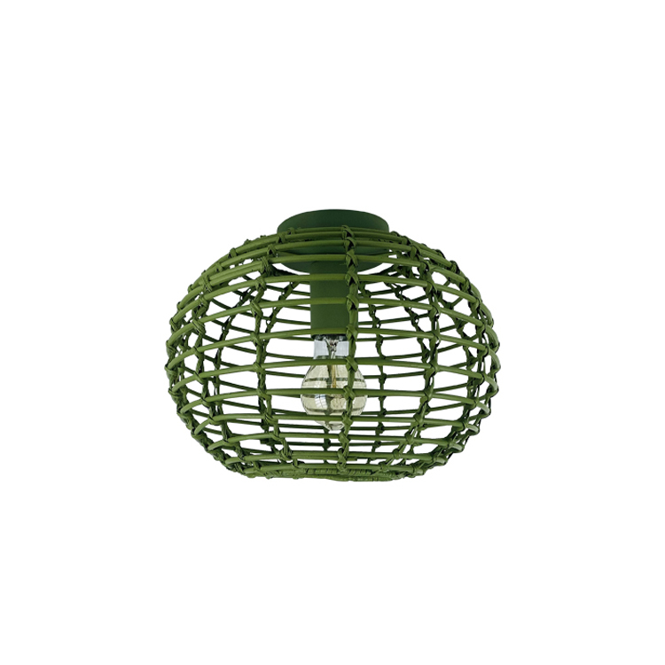 Modern Round Led Rattan Ceiling Light Fixture for Bedroom Lamp Home Ceiling Lights for Hallway Living Room Ceiling Lights