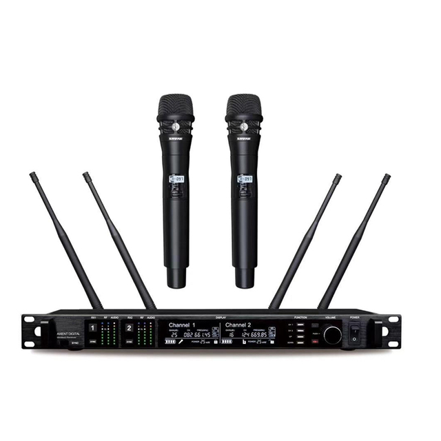 CSL High-end True Diversity UHF Handheld Digital Lavalier Wireless Microphone