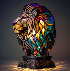 Lampe de nuit LED en verre coloré en forme d'animal, vente en gros, lampe en verre coloré en forme d'animal moderne pour salon et chambre à coucher - Product Image 6