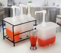 Distributeur de sirop commercial à doseur pour les cafés, les salons de thé et les restaurants