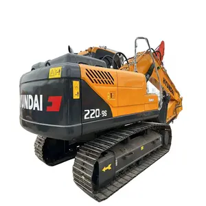 Used Korea 22 Ton Hyundai 220 Excavator Hydraulic 220lc-9s Diggers 22t Second Hand Machinery Used Excavator Machine For Sale