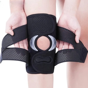 Genouillère de compression en gros avec stabilisateurs latéraux pour le soulagement de la douleur, la course à pied, les déchirures du ménisque et l'arthrite - Product Image 1