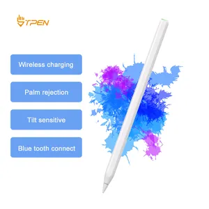 Original 1:1 2nd Magnetic Wireless Charging Stylus Pencil For Ipad Air Pro Mini Capacitive Drawing Palm Rejection Active Pen