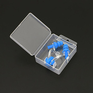 Hochwertige Silikon-Nasen clips Wasserdichte Schwimm nasen stopfen Ohr stöpsel für Erwachsene Kinder, Ohr nasen schutz - Product Image 4