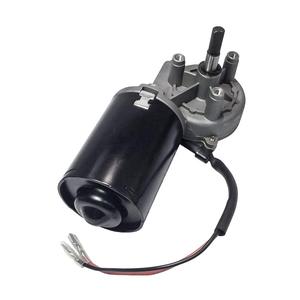 Moteur à engrenages à vis sans fin PMDC à couple élevé Bemonoc 12V 50 tr/min réversible avec fixation par bride pour porte de garage - Product Image 1