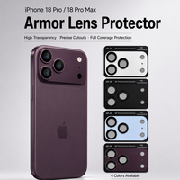 Protector de Lente de Cámara al por Mayor, Cristal Templado 9H, Película Protectora de Lente de Cobertura Total para iPhone 18 Pro Max Compatible