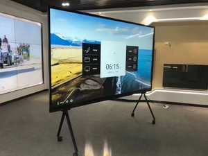 Pantalla LED Interactiva 1080P con Soporte de Piso para Uso Educativo en Interiores, Brillo de 500cd, 178 °   Ángulo de visión - Product Image 2