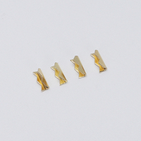 Boerda DJ451-2S Série Shark – Bornes de connexion à sertir en laiton verni brillant de haute qualité 0,5 mm, incluant les types à anneau et à fourche pour