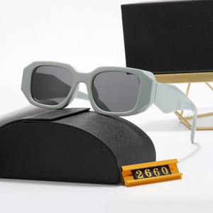2025 Fashion Luxury Designer Black Shades <b>Square</b> Custom Logo UV400 <b>Sunglasses</b> Small <b>Frame</b> Unisex Adults - Product Image 5