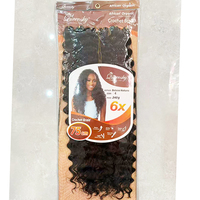 Ekstensi Rambut Crochet Freetress 6X Beleza Curl Hawaii Wand Curl Jerry Deep Twist Curly Water Wave GoGo Curl Braid