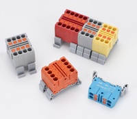Bloque de terminales de inserción directa LT-TB1X3, conector de cable a presión, 32A 450V, terminales de instalación en carril modular