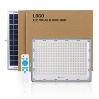 Prix usine 50W IP65 Projecteur Solaire Étanche pour Jardin Cour Campagne Route Chemin Avec Télécommande
