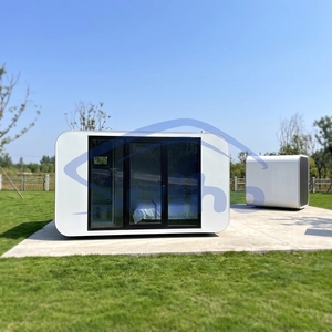 Casas Contenedor de Acero SUIHE/OEM, Módulos de Glamping Ligeros y Portátiles (Cápsula Espacial y Cabaña Apple) para Resorts y Villas de Lujo - Product Image 1