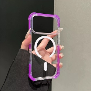 Funda Magnética para Teléfono con Protección de Lente y Esquinas Anti-Impacto, de TPU Suave y Colorida, para iPhone 17 16 15 14 Pro Max - Product Image 4