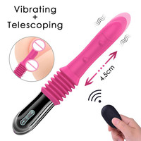 Machine vaginale de gode de poussée de climax de Masturbation féminine d'insertion télescopique à télécommande automatique pour des femmes