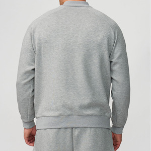 Özel Logo yüksek kalite koşu sokak Activewear tişörtü üst spor salonu gevşek Athleisure koşu Hoodie kazaklar erkekler için - Product Image 5