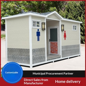 Toilettes mobiles écologiques d'extérieur, salle de bain temporaire écologique, toilettes publiques, toilettes mobiles pour sites panoramiques en plein air - Product Image 5
