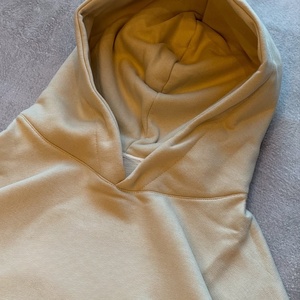 Sweat à capuche de haute qualité personnalisé pour homme, 100% coton, sérigraphie, respirant, doublé, en molleton français, logo frontal, 380 g/m², vierge - Product Image 3