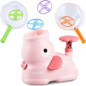 Produits tendance <span class=keywords><strong>PT</strong></span> Lanceur de disques volants en forme d'éléphant avec 8 disques volants à attraper, 2 poches en filet, jouets lanceurs de disques volants - Product Image 2