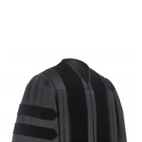 Robes de graduation américaines en twill en gros, robes de doctorat de luxe, robes de doctorat