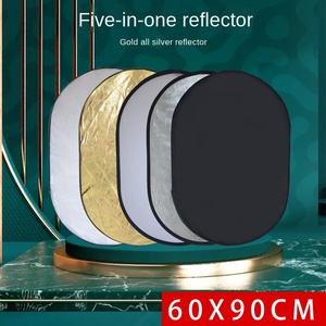 Riflettore Ovale Cinque-in-Uno in Poliestere per Fotografia 120cm 60cm 80cm Attrezzatura Pieghevole per Luce Morbida Sfondo/Pannello Ritaglio Live - Product Image 6