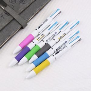 3-in-1 Multicolor Retractable <b>Ballpoint</b> <b>Pen</b> for Kids Custom Logo Personalized Multi-color Plastic Gift <b>Pen</b> - Product Image 1