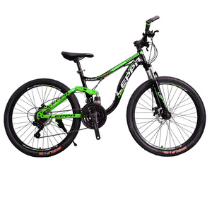 Venta de fábrica, bicicleta de montaña clásica de 26 pulgadas y 21 velocidades con suspensión completa, Divano de 21 velocidades con horquilla de acero y freno de disco - Product Image 1