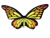 Ailes de papillon gonflables publicitaires pour défilés et divertissements - Couleurs vives, ventilateur intégré, imperméables, durables, résistantes au soleil, personnalisables