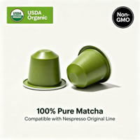 Cápsulas de Té Adelgazante Universal Premium 6A Personalizadas, Té Matcha Orgánico Japonés de Grado Ceremonial Cultivado en Sombra, con Postgusto Dulce