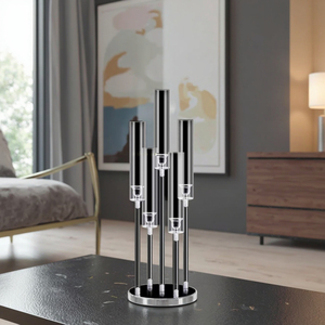Fast Shipping Acrylic <strong>Candlesticks</strong> Pillar Taper <strong>Candlesticks</strong> for Living Room Dinner Table Decoration Fit <strong>LED</strong> Candle - Product Image 5