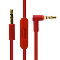 Câble audio de remplacement compatible avec les écouteurs Beat-s Studio Solo Pro Detox Mixr Executive Pill avec micro en ligne