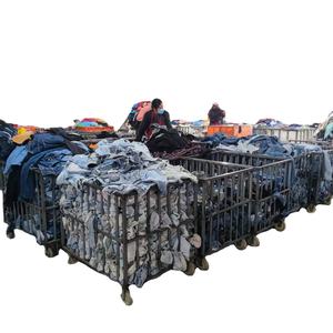 <span class=keywords><strong>Ropa</strong></span> usada mixta de proveedor al por mayor, Falda vaquera mixta de segunda mano larga para mujer en paquete Ukay - Product Image 5