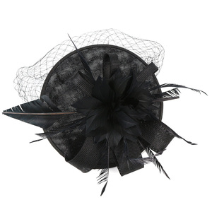 <span class=keywords><strong>Chapeau</strong></span> de cérémonie élégant et charmant, très populaire, polyvalent, <span class=keywords><strong>chapeau</strong></span> de <span class=keywords><strong>mariage</strong></span>, fascinateur en plumes de luxe pour femmes, décoration de fête - Product Image 6