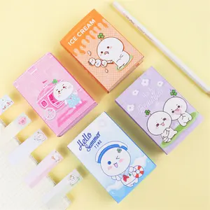 South Korea New Popular office Folding design day week plan writing paper sticky note for 2023 new ideas memo pads stationery