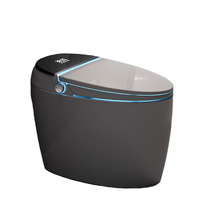 Siège de toilette en céramique intelligent allongé à commande automatique, siège chauffant, chasse d'eau super tourbillonnante poreuse incluse - Offre Spéciale