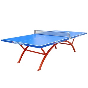 Mesa de Tenis de Mesa Double Fish 318, Tamaño Estándar Comercial para Exteriores, Marco Resistente a la Intemperie de 40x60 mm - Product Image 1